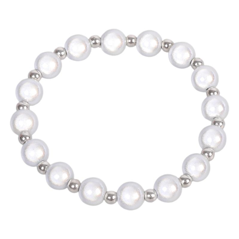 

Elastic Beaded Bracelet Elegant Glowing Bracelet Resin Texture Wrist Accessories for Women Formal Event Casual Outfits 1