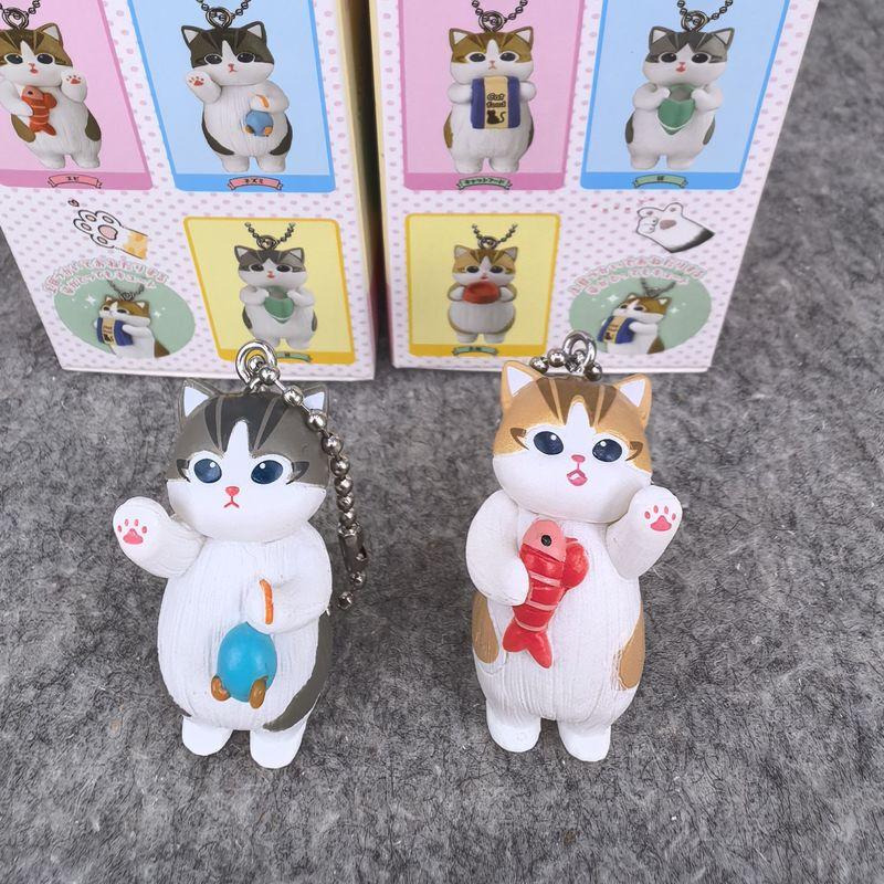Nueva Serie de Comida para Gatos Mofusand Caja Sorpresa Accesorios de Personajes de Anime Muñeca Linda Modelo Hecho a Mano Juguete de Decoración Regalo de Cumpleaños
