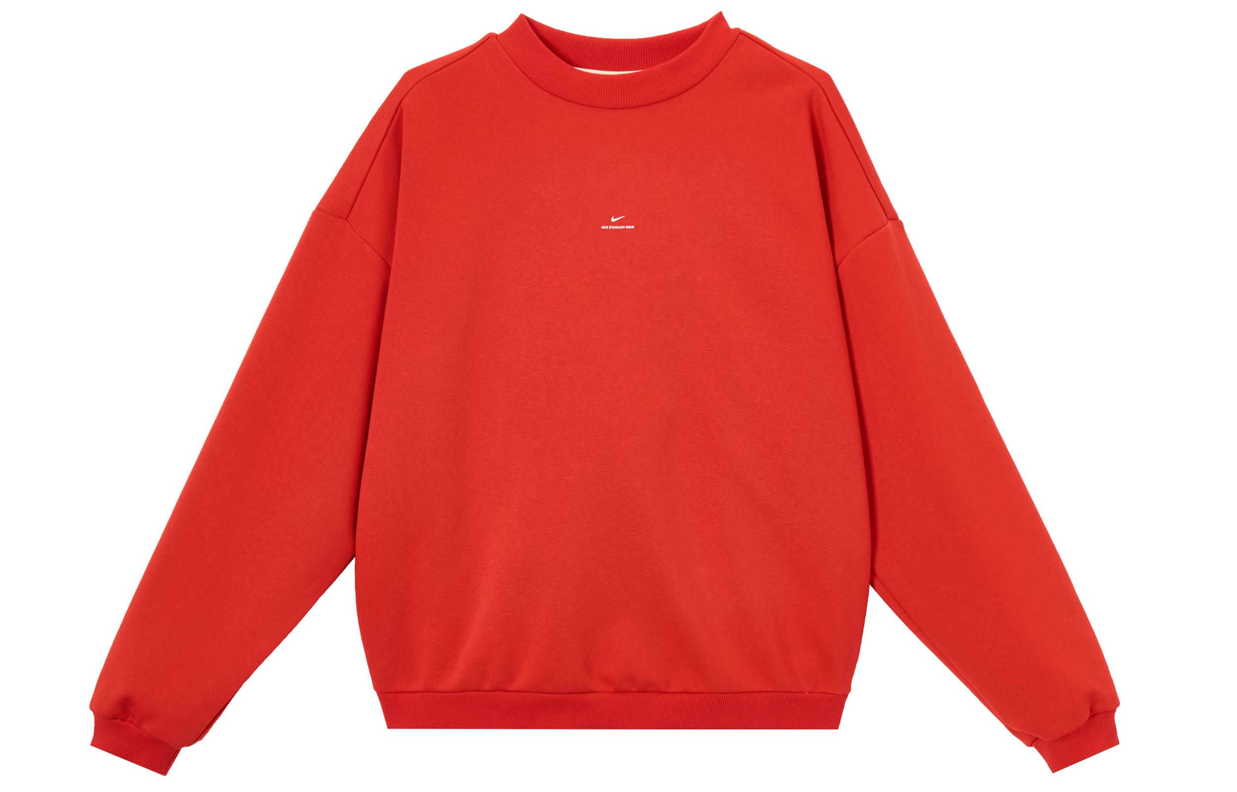 

Nike Therma FIT Standard Issue Basketball Small Logo Collection Outdoor Fleece Lined Loose Fit Crew Neck Sweatshirt IM5902-657 3XL