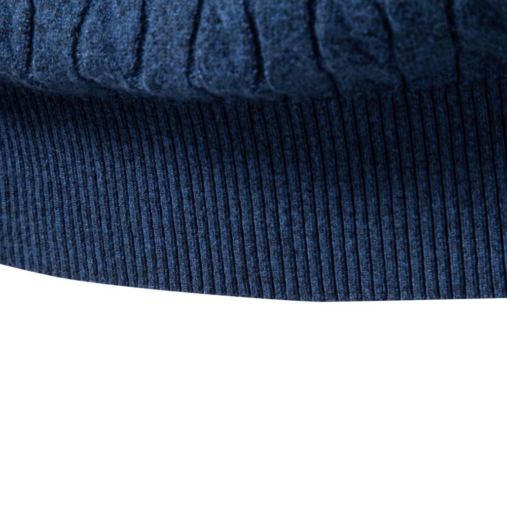 AIOPESON Men’s Knitted Polo Sweater 2026 Autumn Winter Fashion Collared Button Long Sleeves Casual Slim Fit Pullover
