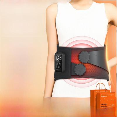 Cinto massageador aquecido elástico abdominal e suporte de cintura