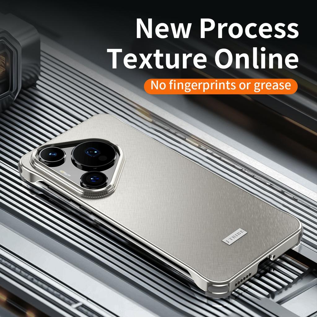 For Huawei P70 Pro/Pura 70 Pro+ Case PC+Silicone+Alloy Matte Phone Cover