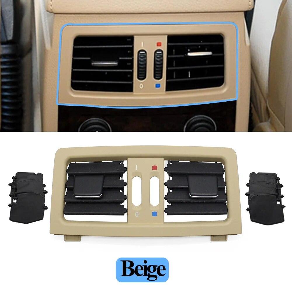 Auto-Hintere Klimaanlagen-Panel-Abdeckung AC Vent Grille Trim Ersatz für BMW 5 Series E60 E61 545i 550i 2003-2009 64226957974