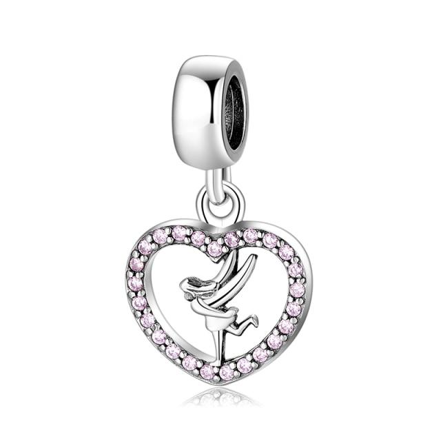 925 Sterling Sølv Ørkenkaktus Glitrende Grønn Cz Anheng For Smykkefremstilling Anheng Passer Originale Charm Designer Armbånd