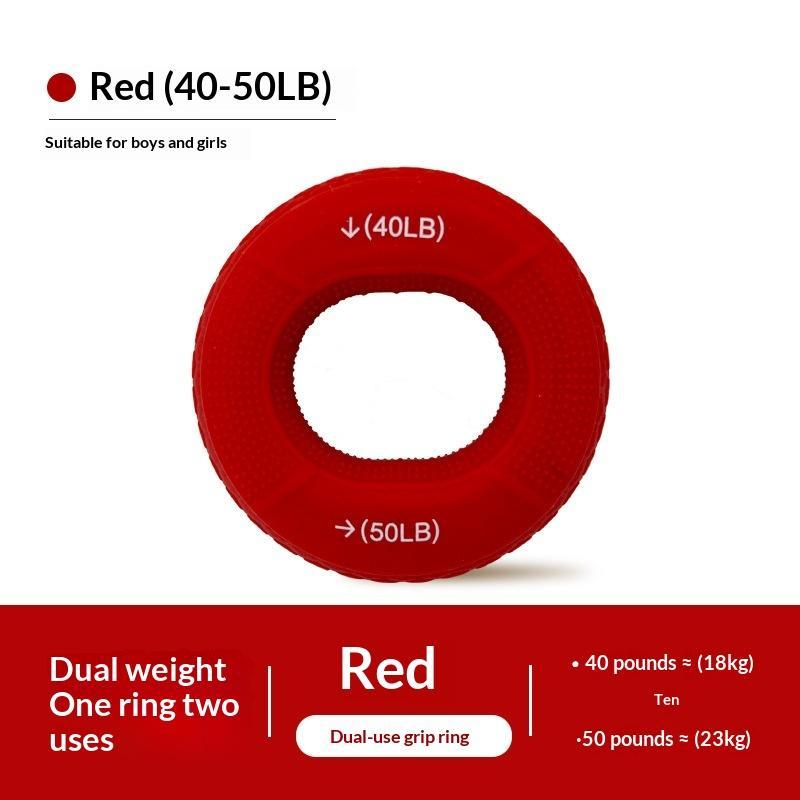1Pc Silicone Finger Grip Circle For Adults Wrist Support Hand Strengthener Rehabilitation Training Double Strength