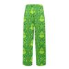 Men's Knitted Fashion Print Pocket Casual Pants Pajama Pants