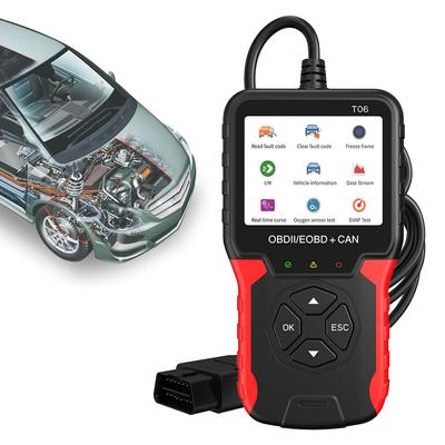Lettore di Codici Sistema Spia Motore T06 Supporto Multilingua Accessori Auto Tester Batteria Strumento Diagnostico Auto Scanner OBD2