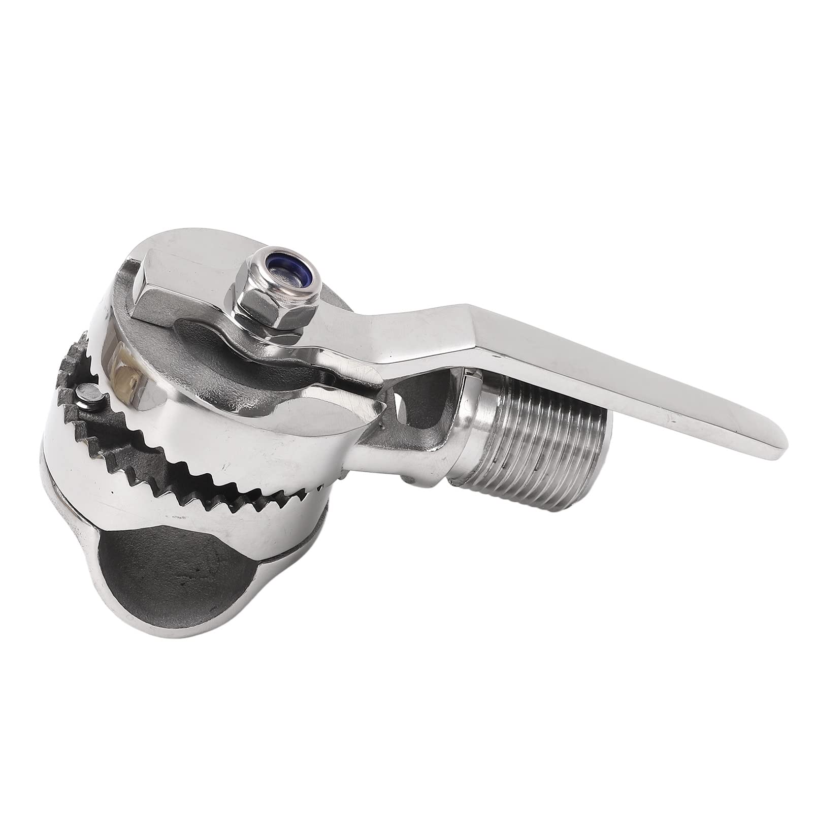 

Adjustable Marine VHF Antenna Mount for Boats, Stainless Steel Adjustable Ratchet Mount for 7-8 to 1 Rails