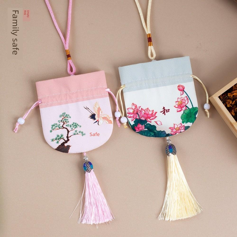 Dragon Boat Festival Fragrance Sachet Empty Bag Handmade DIY Hanging Ornament Mosquito Repellent Bag Mugwort Vintage Style Embroidered Empty Pouch