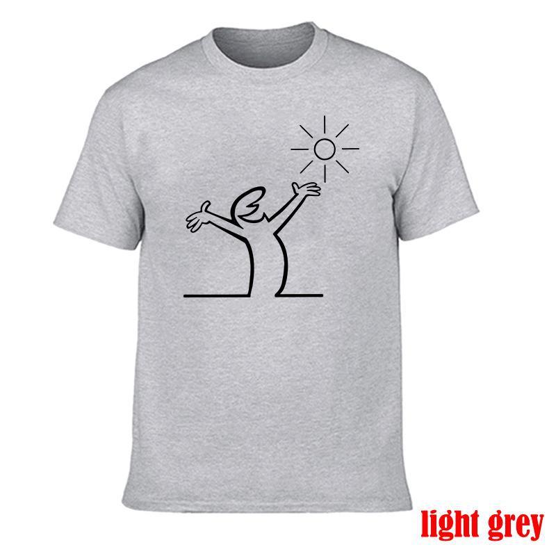 Unisex Lineunisex Sommer La Linea Print T-Shirt Rundhals Baumwolle Lässig Kurzarm Grafik-T-Shirt