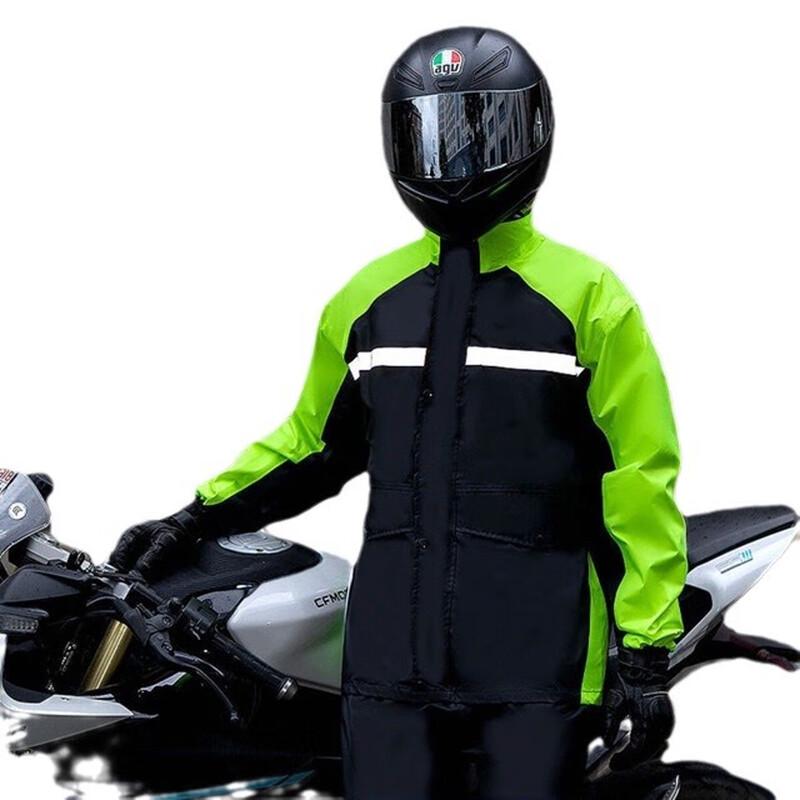 Men's Motorcycle Full-Body Rain Suit Set