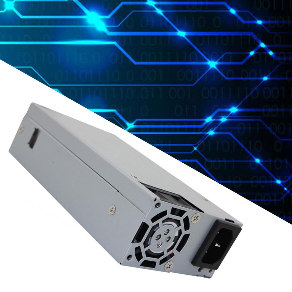 200W Mini Chassis Power Supply DC12V 9V Small 1U Power Supply with 4CM Quiet Fan for Industrial Control Machine