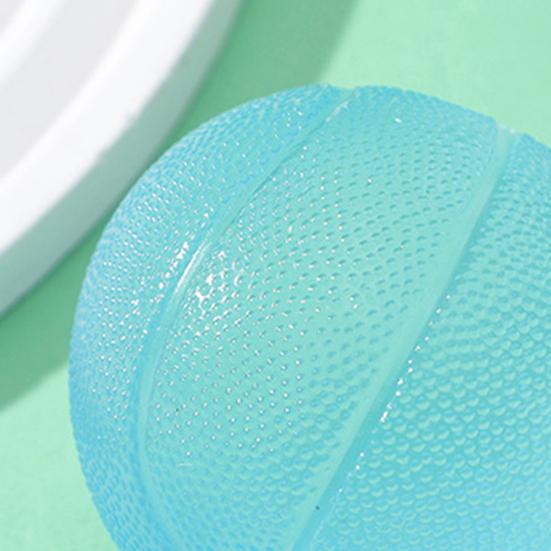 Clear Sports Ball Squeeze Toy Stress Relief Mini Basketball Baseball Football Soccer Fidget Toy Decompression Stress Ball Sports Lover Gift