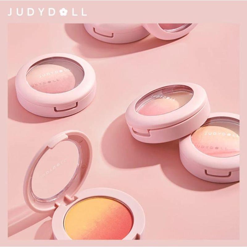 Judydoll - Blumen-Farbverlauf-Rouge - 2 Farben