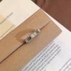Elegant and graceful ring accessories fresh green and white diamond rings for women fashion exquisite party jewelry gifts