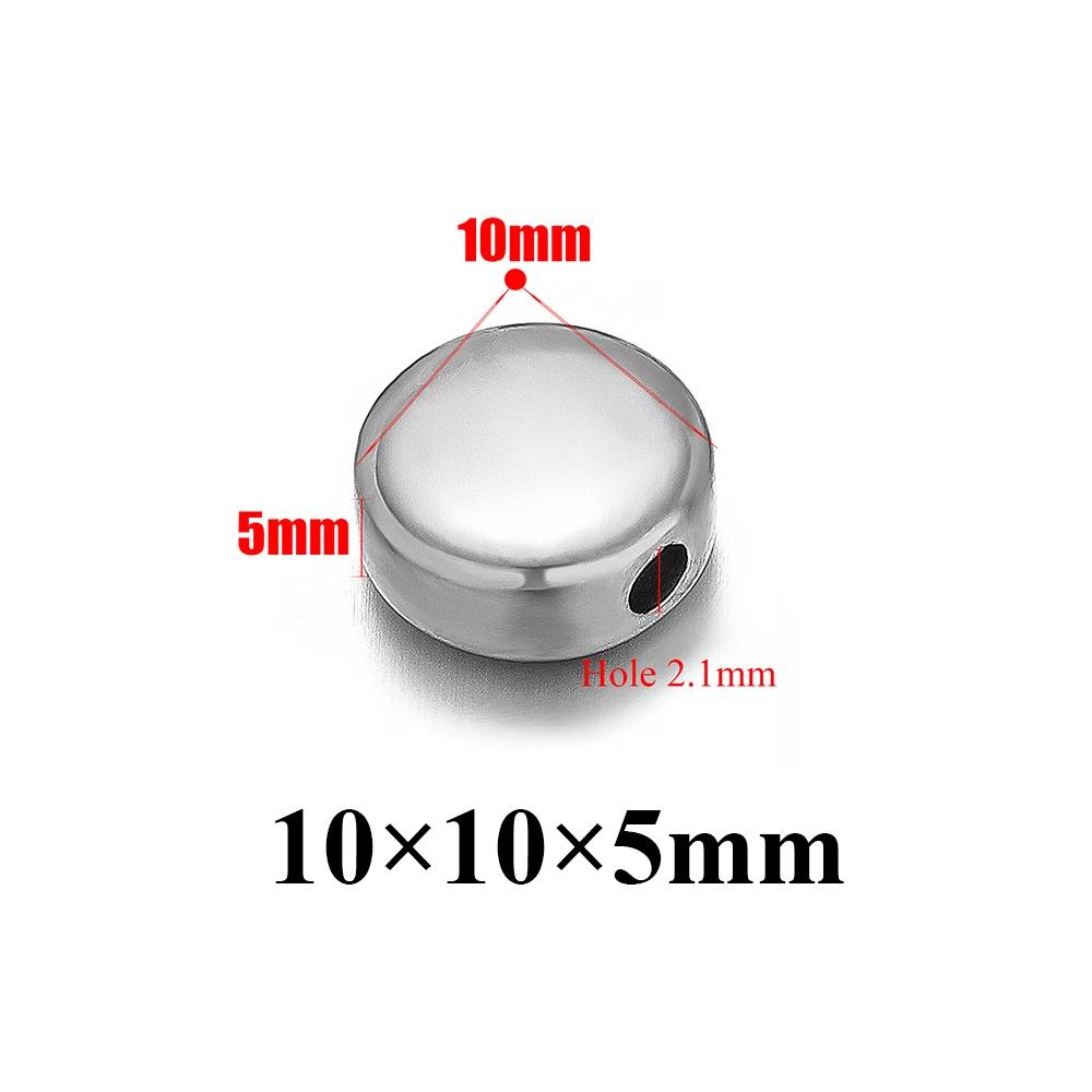 10Pcs Stainless Steel Gold Color Star Heart Spacer Beads for Bracelet Findings Necklace Earrings Making DIY Jewelry Accessories