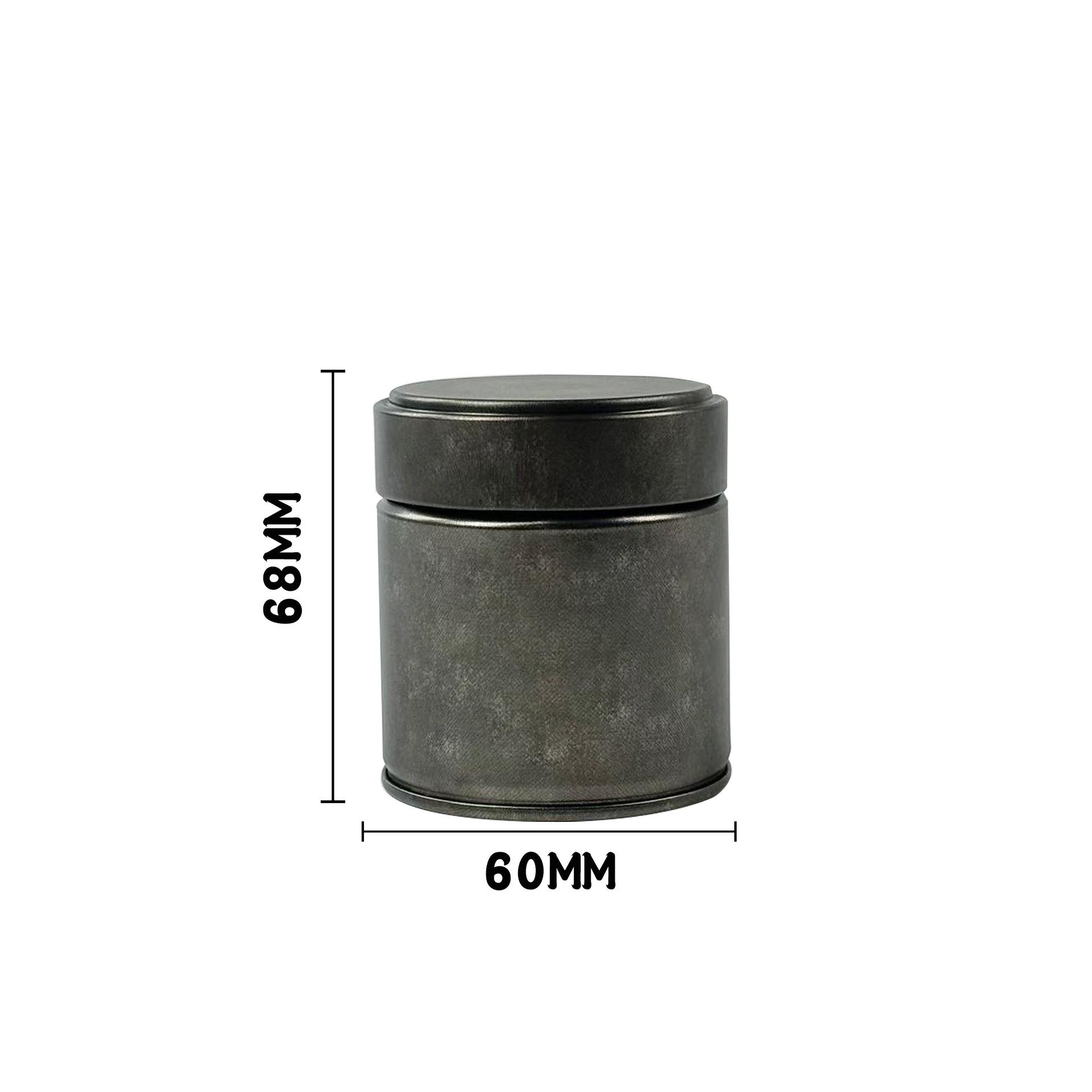 

Metal Tea Can with External Screw Cap - Easy Pull and Tear Design