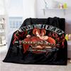 Harley-davidson Motorcycles Customize Text Blanket Multi-purpose Customizable Blanket Soft Warm Cozy for Bed Bedding Nap Living Room for All Occasions