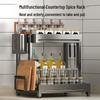 Bieying 2-Tier Carbon Steel Countertop Spice Rack