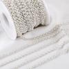 1Meter Silver Color Embossed O Shape Necklace Chain Copper Bracelet Cable Link Bulk Open Ring Chains DIY Jewelry Making Supplies