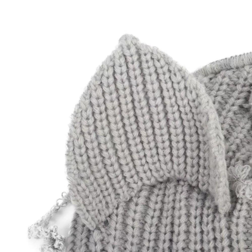 Dehnbare Strickmütze Gestrickte Beanie Mütze Garn Gestrickte Skull Cap Neue Gestreifte Beanie Lässige Streetwear