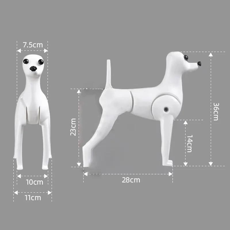 Plush Dog Model Soft Hair Practice Cutting Stuffed Animal Professional Fake Hair Petshop Products for Dogs Model Accessories