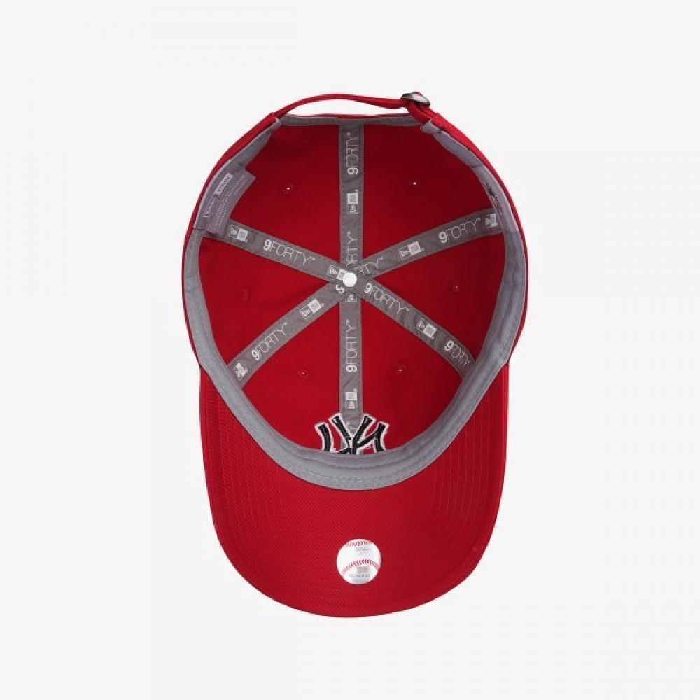 New Era Mlb New York Yankees Basic Outline Unstructured Ballcap Scarlet 15216771