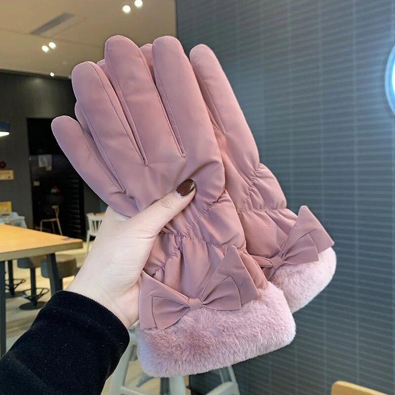 Gants d'hiver épais et coupe-vent pour femme - Gants d'hiver pour garder au chaud