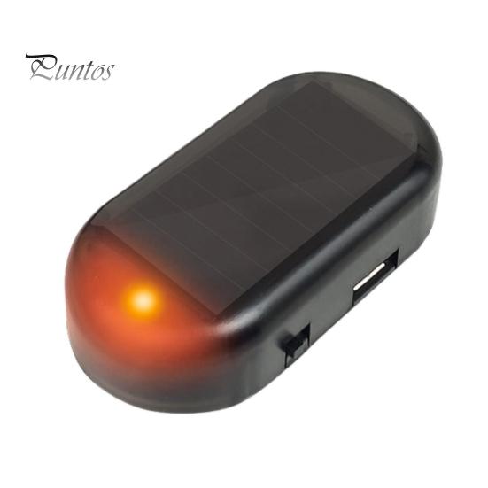 

Автомобильный солнечный предупреждающий световой сигнал, имитация фиктивной сигнализации, светодиодный мигающий сигнал безопасности, автомобильный противоугонный световой сигнал с зарядкой через USB оранжевый