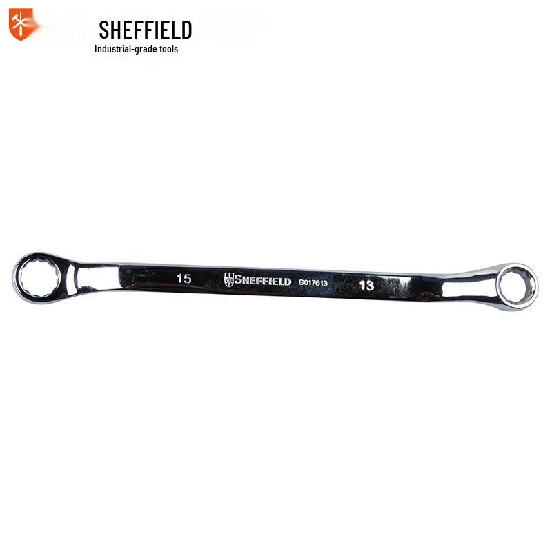 Sheffield Metric Fine Polished Double Ring Wrench 13x15mm