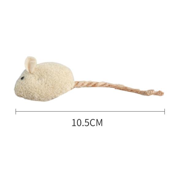 3ks Pet Cat Kotě Hrající plyšovou simulaci Krysa Myš Scratch Kousnutí Žvýkací hračka