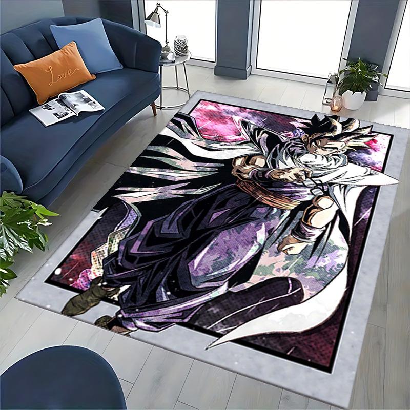 1pc Anime Dragon Ball Z Goku Chair Mat Office Desk Carpet, Non Slip Rug for Home Decor, Gaming Room, Seasonal Gift