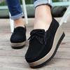 Mote Høst dame plattformsko skinn semsket plysj slip-on sneakers chaussure femme dusk frynser loafers mokasiner damesko 445