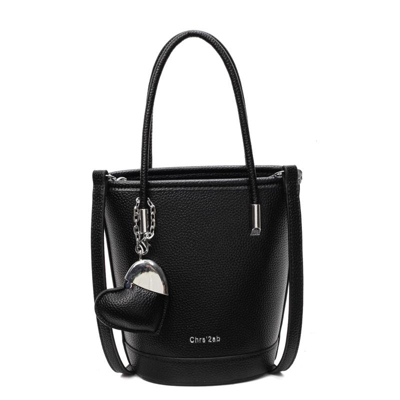 New Fashion Handbag Women's Casual Versatile Commuter Solid Color Shoulder Messenger Bag