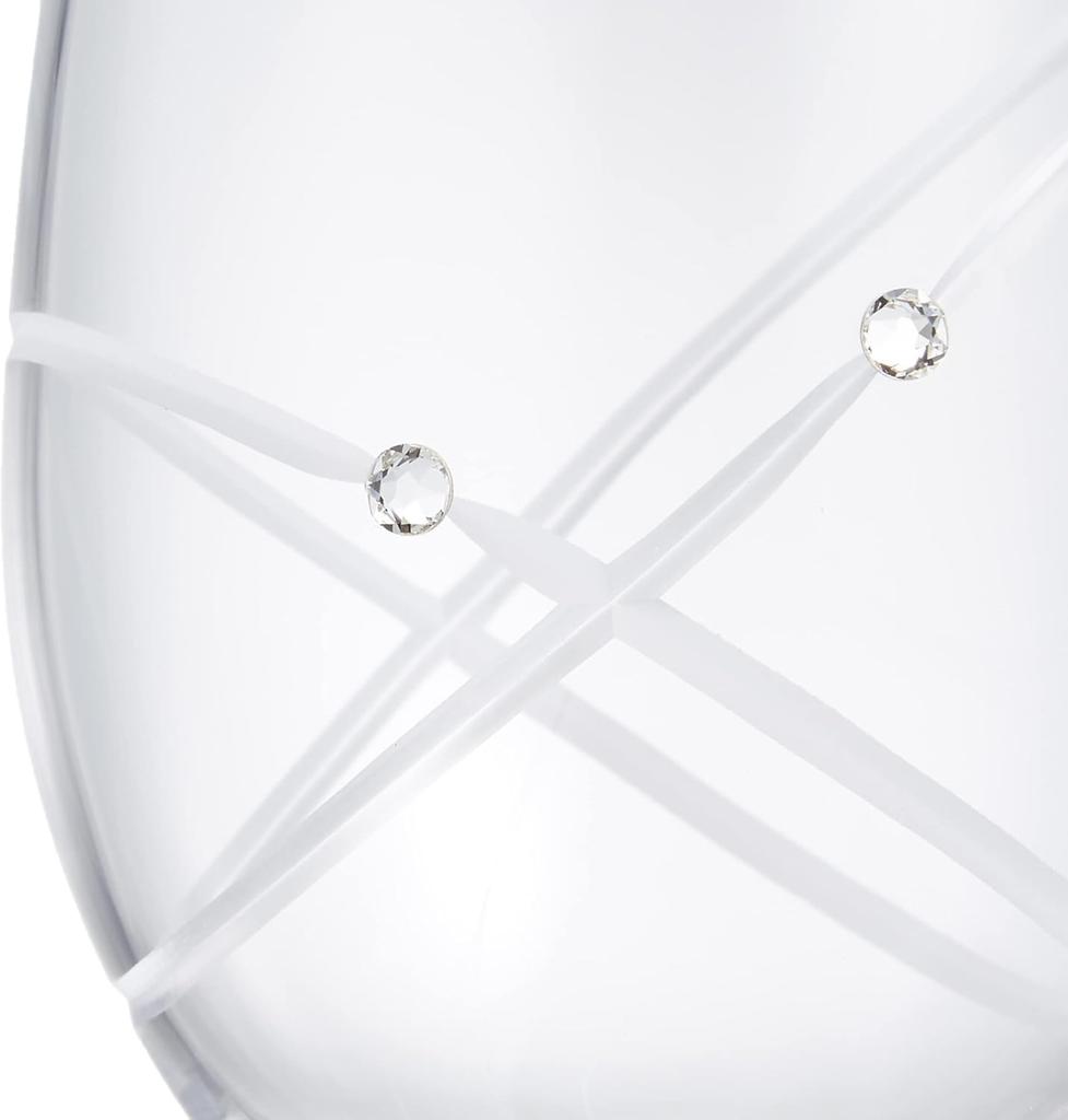 Wedgwood Official Wedding Gift Promise with This Ring Pair Wine Wedding Gift for the Bride and Officially Imported Wrapping Glasses, 280ml,