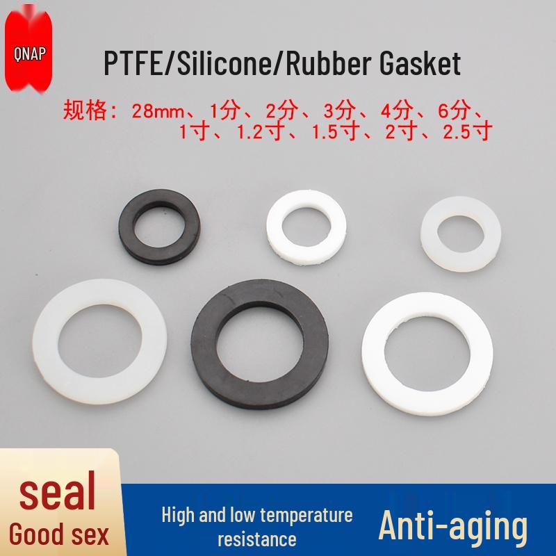 Jeu de Joints Souples en Caoutchouc Silicone et Joints Durs en PTFE - Différentes Tailles Disponibles