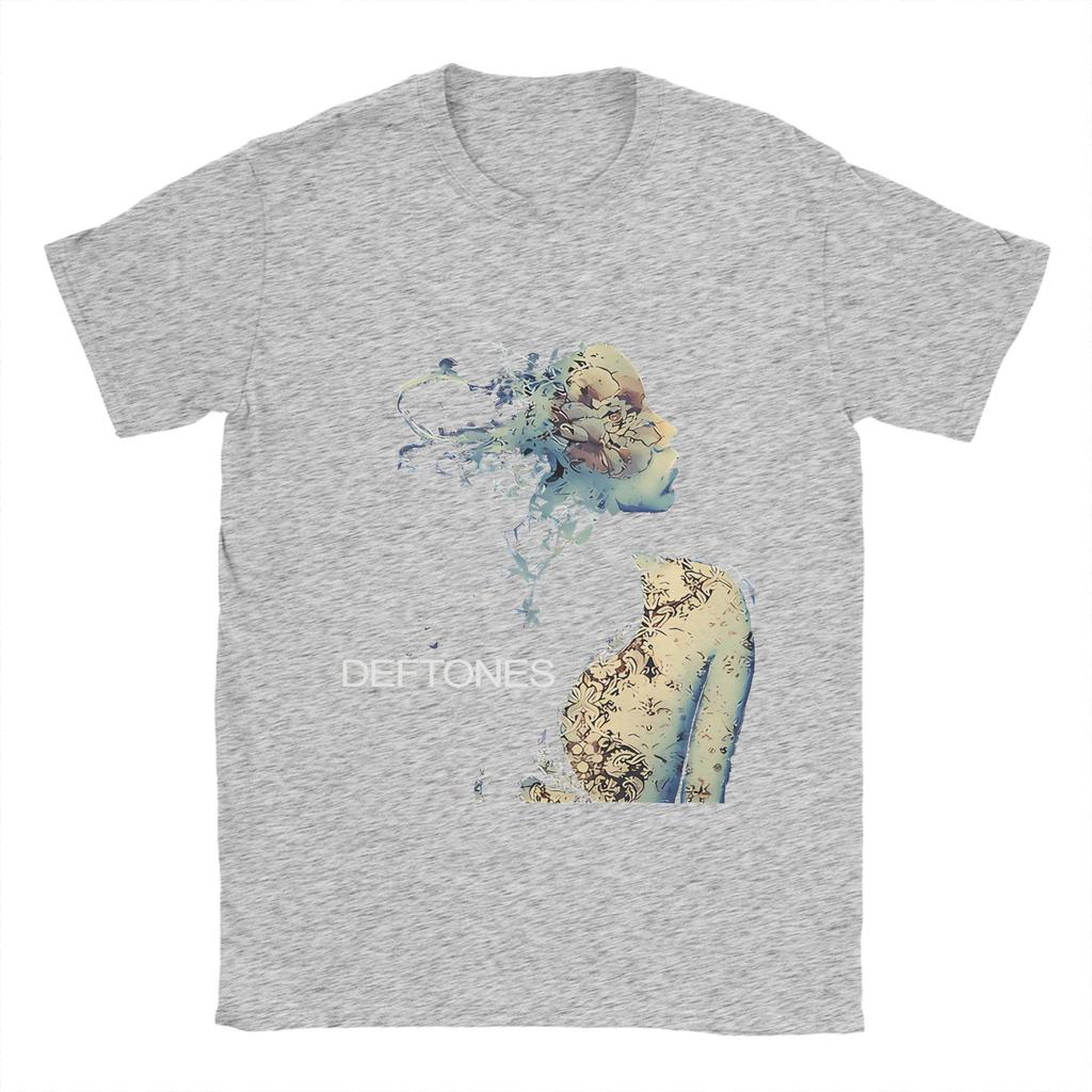 D-Deftones  T Shirts Men's  100% Cotton Vintage T-Shirts Crew Neck  Tee Shirt Short Sleeve Clothing Birthday Gift