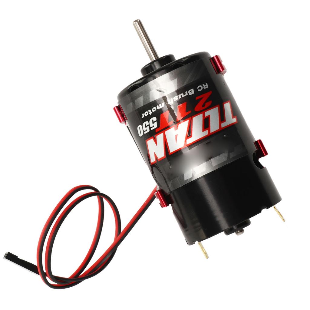 550 Brushed Motor 21T Low Noise Heat Dissipation RC Car Brushed Motor for SCX10 90046