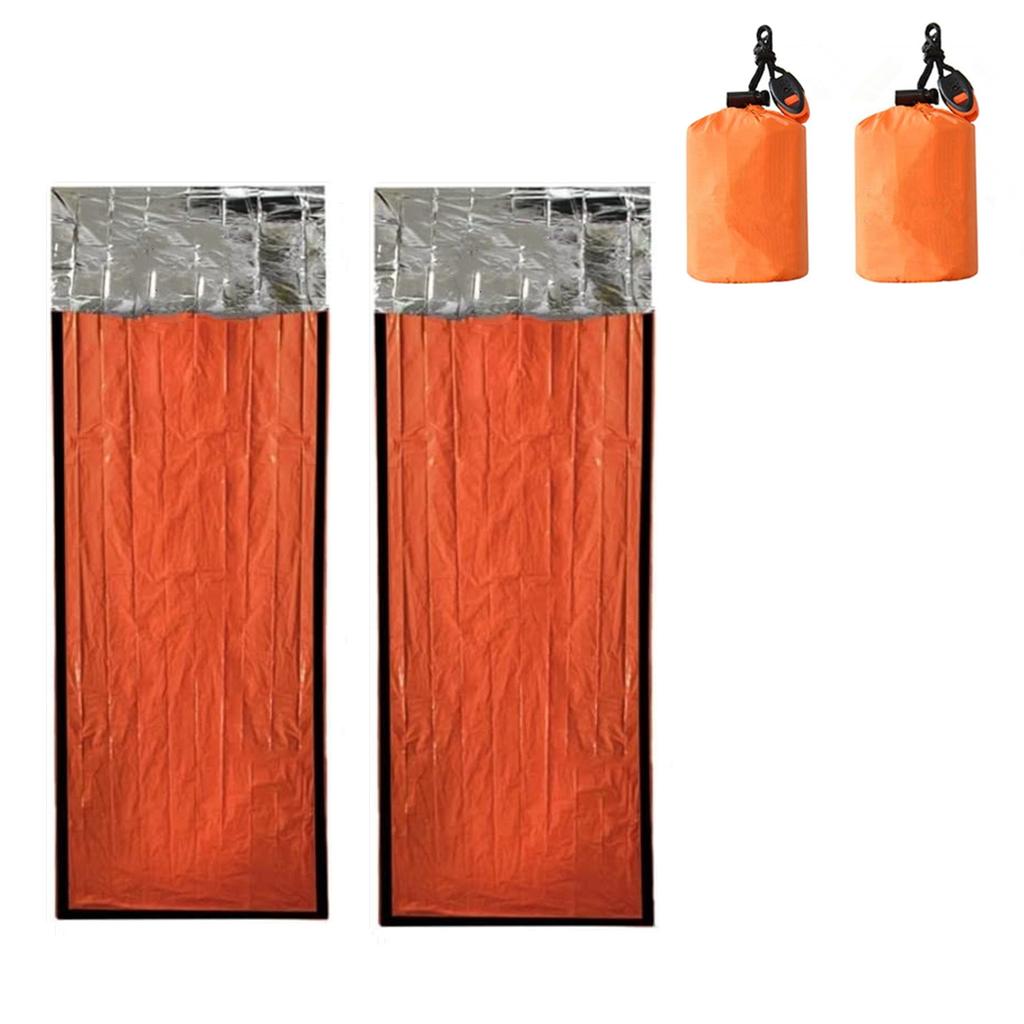 Emergency Sleeping Bag Survival Bag Survival Emergency Bivy Sack Portable Blanket Thermal Outdoor Camping Ultralight Gear