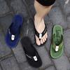 New beach flip-flops men's summer fashion outdoor men's sandals thick-bottomed pinch slippers