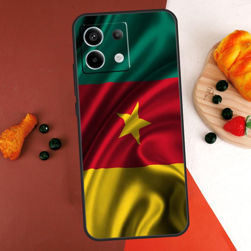 Republik Kamerun Flagge Hülle Für Xiaomi Redmi Note 13 14 Pro 9 10 11 12 Pro 10S 11S 12S Redmi 13C 10C 12C 14C Hülle