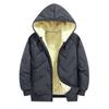 Children Winter Lined with Velvet Thick Keep Warm Jacket Padded Hooded Coat