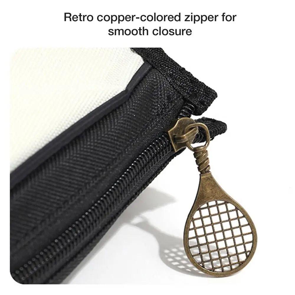 Large Capacity Tennis Rackets Bag Zipper Closure Adjustable Strap Racquet Backpack Professional Waterproof Racquet Sports Bag