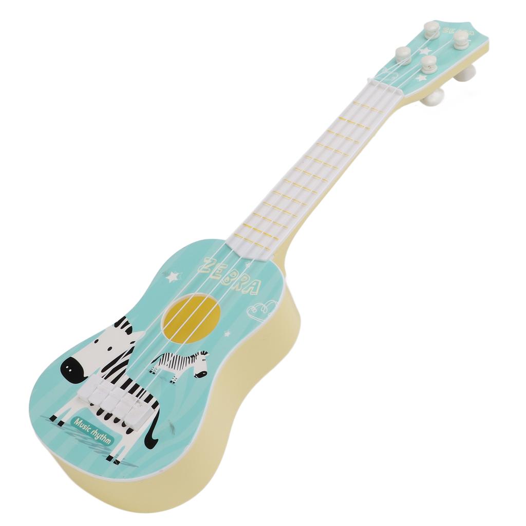 Ukulele Guitar Toys Plastic Ukuleles Musical Instrument Toy with 4 Strings for KidsBlue