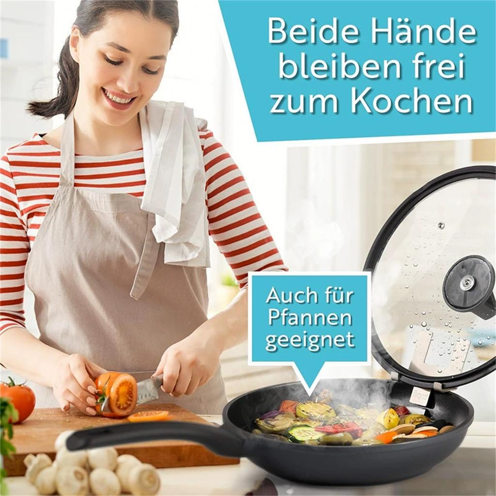 Topfdeckelhalter - Einfach zu bedienen beim Kochen, reisefreundlich und platzsparender Slow-Cooker-Organizer (1)