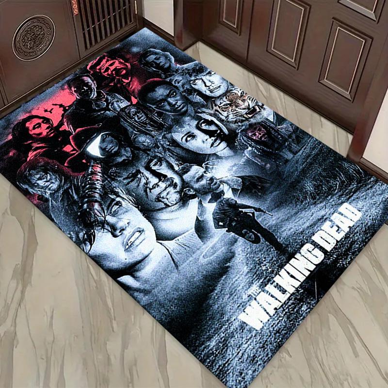 Walking Dead Carpet Rug for Living Room Bedroom Home Sofa Decoration,Kids play Non-slip Floor Mat