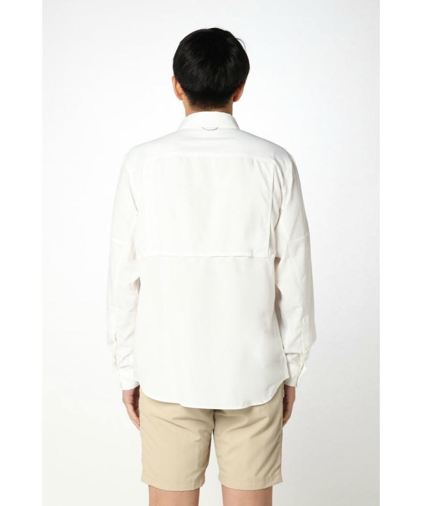 Silver Ridge Utility II Long Sleeve Shirt AE3465 White Size M [Columbia]