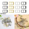 Newest Stuffed Toys 4 Colors Tri-glide Buckle Doll Bags Accessories Diy Dolls Buckles Belt Buttons