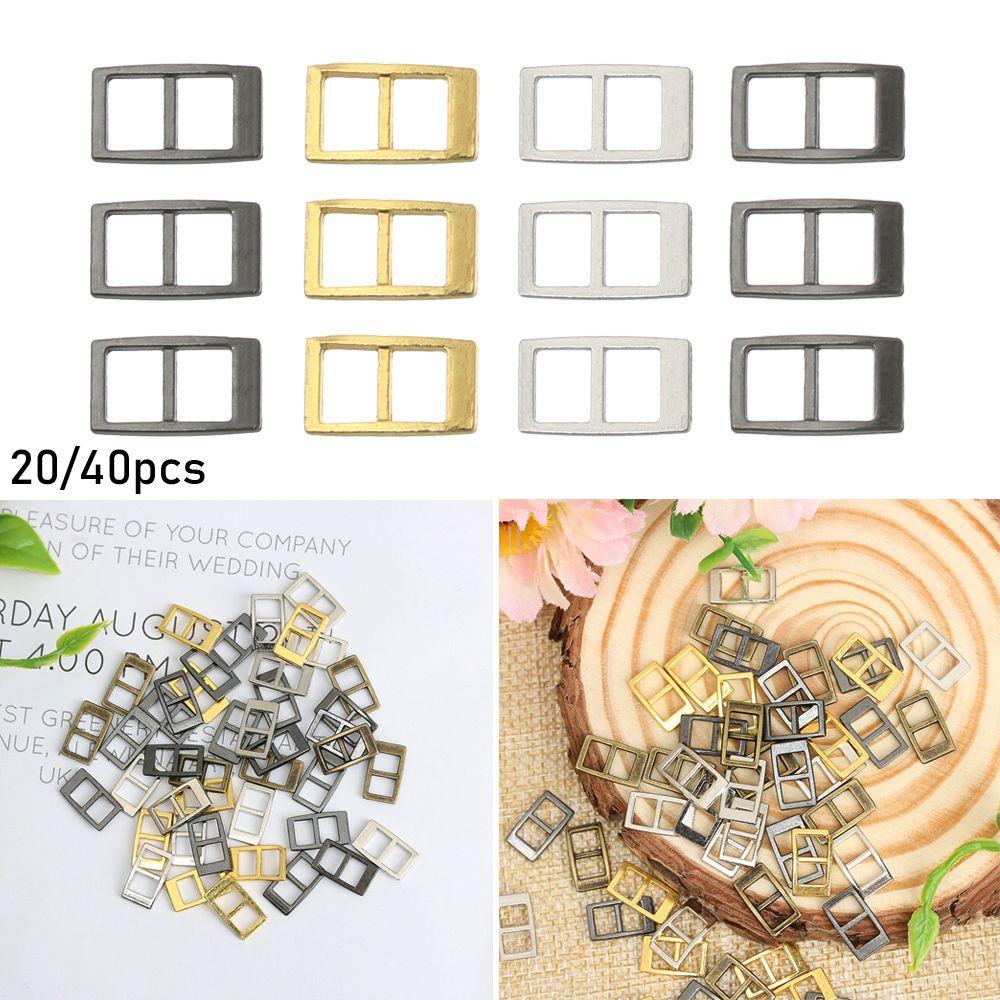 Newest Stuffed Toys 4 Colors Tri-glide Buckle Doll Bags Accessories Diy Dolls Buckles Belt Buttons