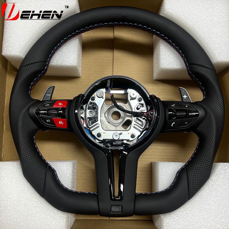 Compatible Steering Wheel Cover for BMW Models: X1 To X6, M3, M5, F10, F15, F30, X3, E70, E60, E90